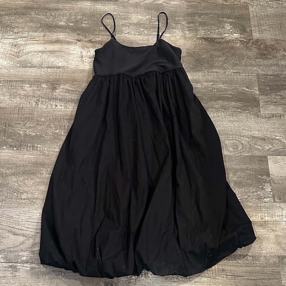 Maeve Dresses & Skirts - Maeve for Anthro Sleeveless Black Ribbed‎ Knit Bubble DressSize 1X